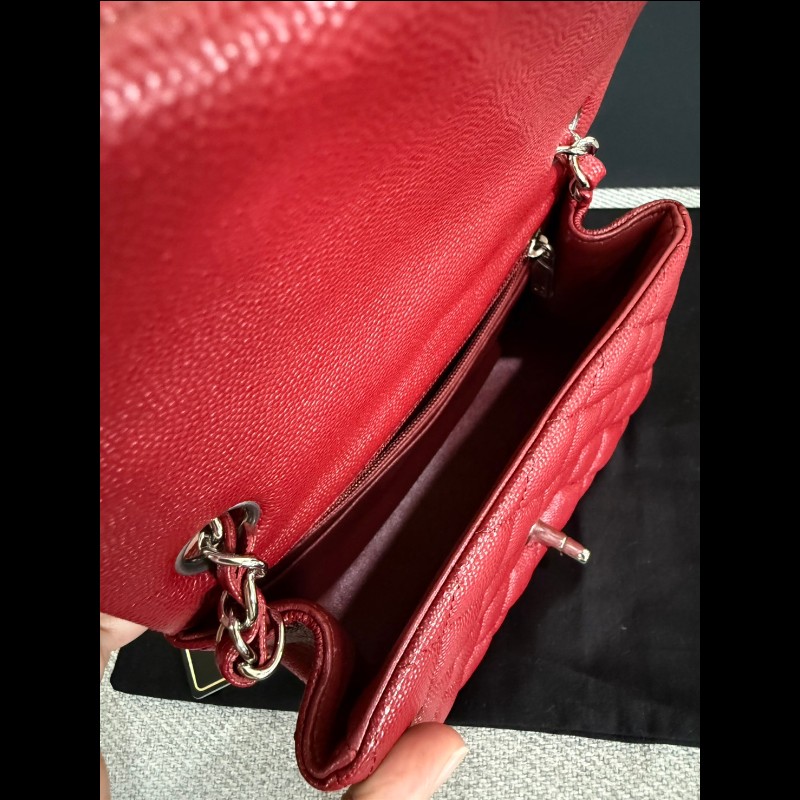 香奈兒經典cf17荔枝牛皮-10