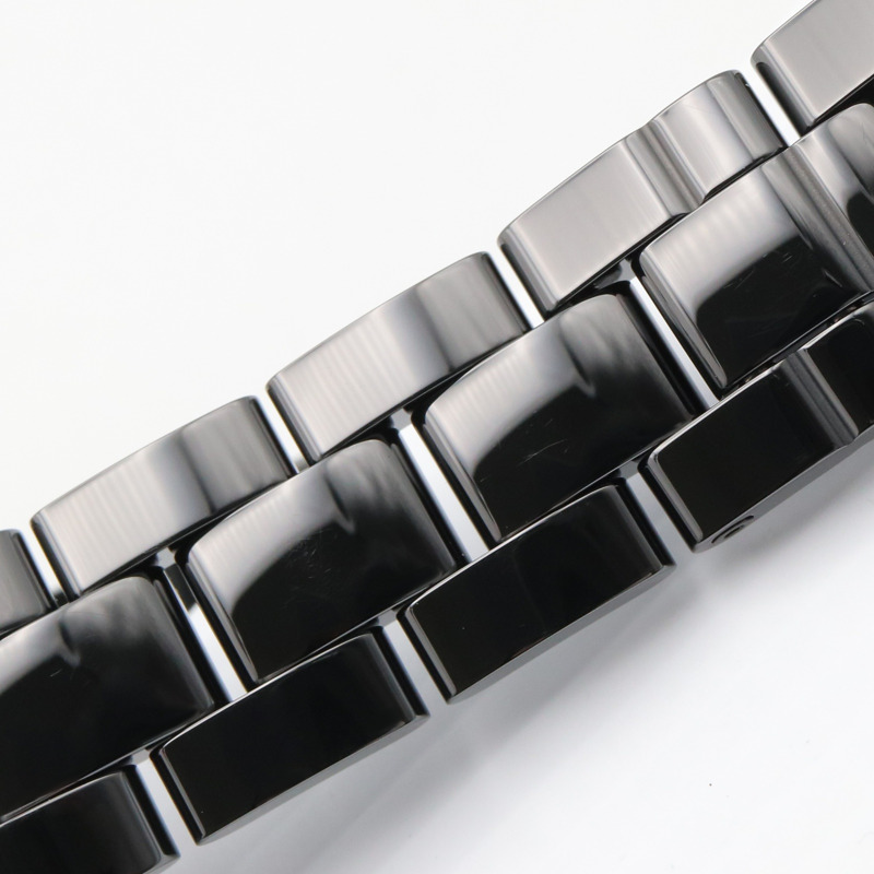 香奈兒 Mademoiselle J12 La Pausa 陶瓷男士腕錶，黑色，型號 H7609-13