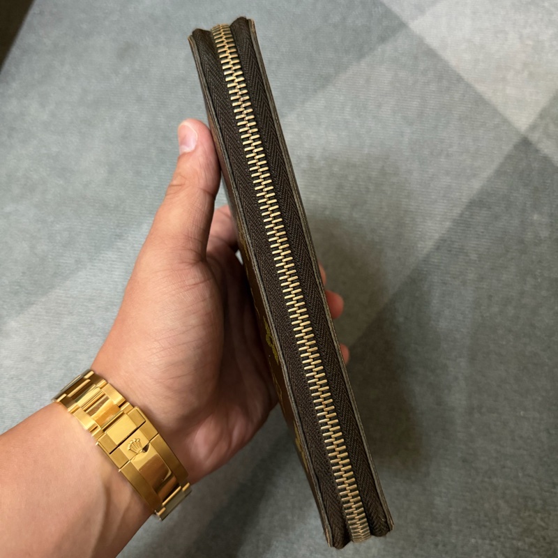 Lv老花拉鍊長夾 (M60017)-3