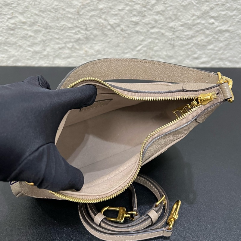 99新芯片款LV路易威登 Boulogne老花大象灰牛角包-9