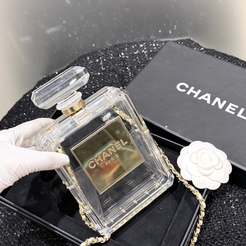 Chanel香奈儿 透明亚克力香水瓶包-2