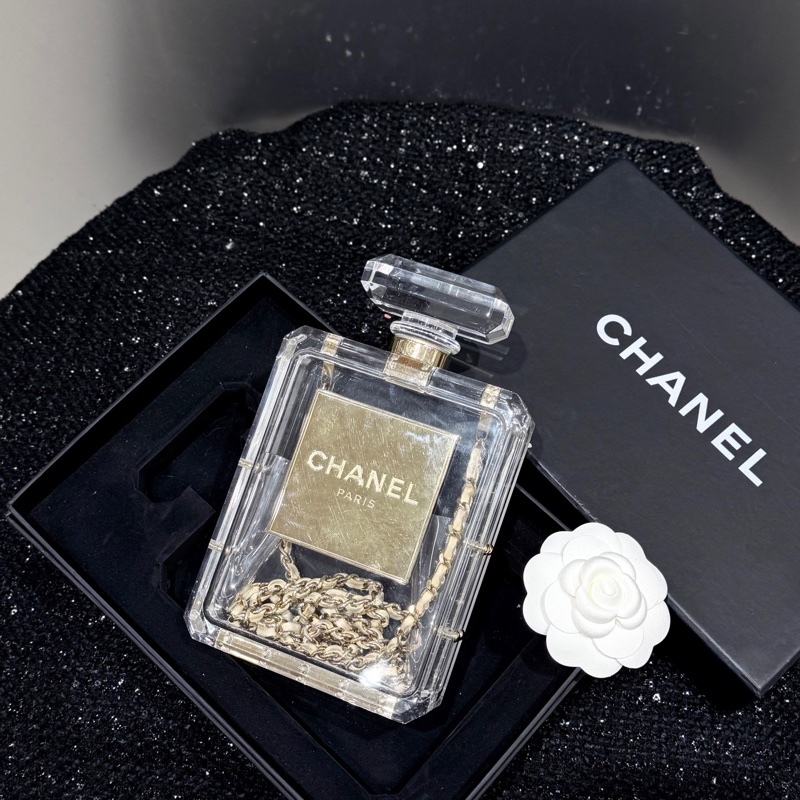 Chanel香奈儿 透明亚克力香水瓶包-3