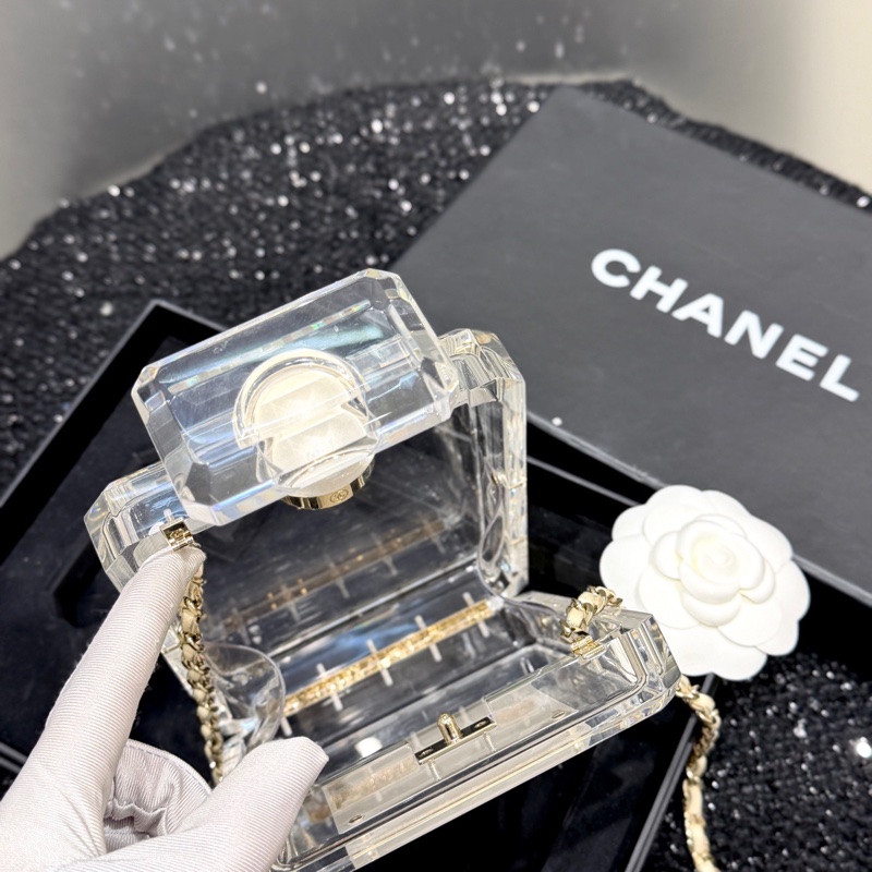 Chanel香奈儿 透明亚克力香水瓶包-4