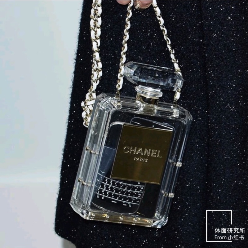Chanel香奈儿 透明亚克力香水瓶包-6