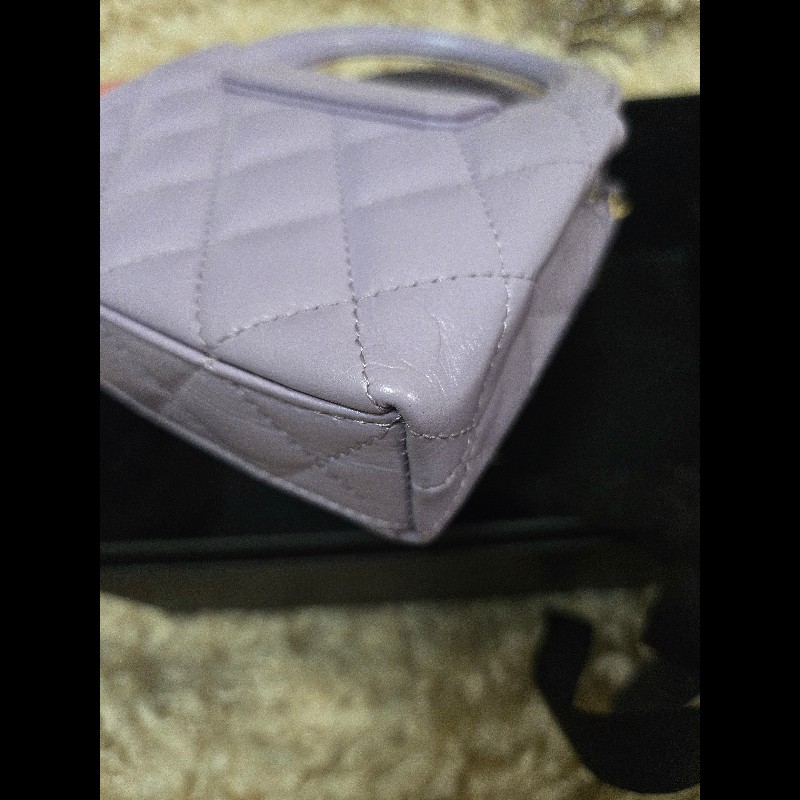 Chanel 香奈兒 24P 迷你 星黛露紫 香芋紫 mini Kelly 手提包 肩背包 斜背包-16