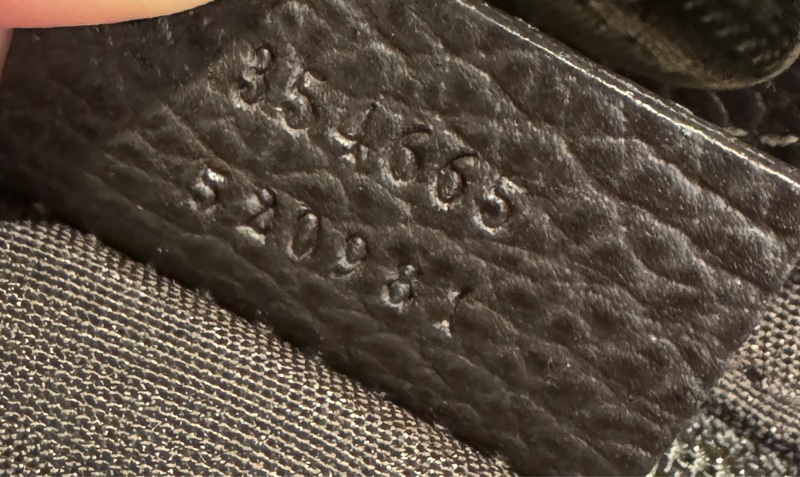 GUCCI 專櫃正品354665棕色PVC皮革 流蘇 購物包 肩背包 托特包-16