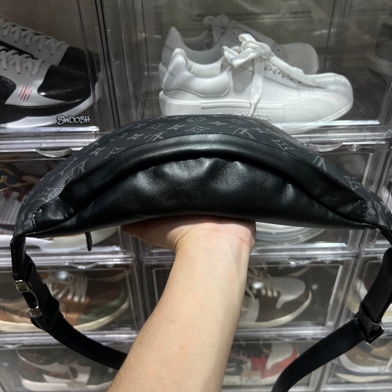 Lv 黑色老花腰包-8
