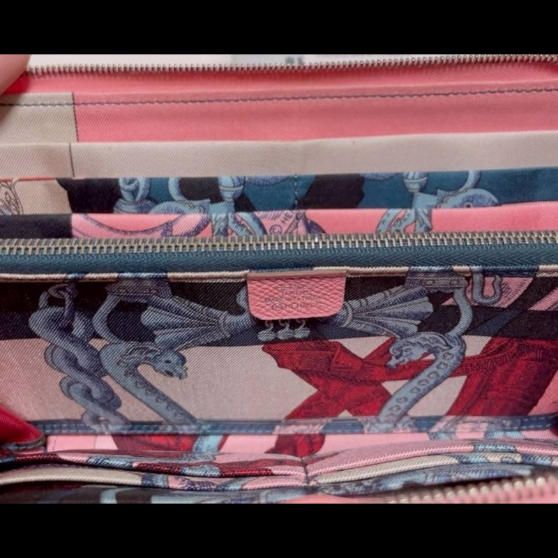 Herme's Silk'ln 絲巾長夾-16