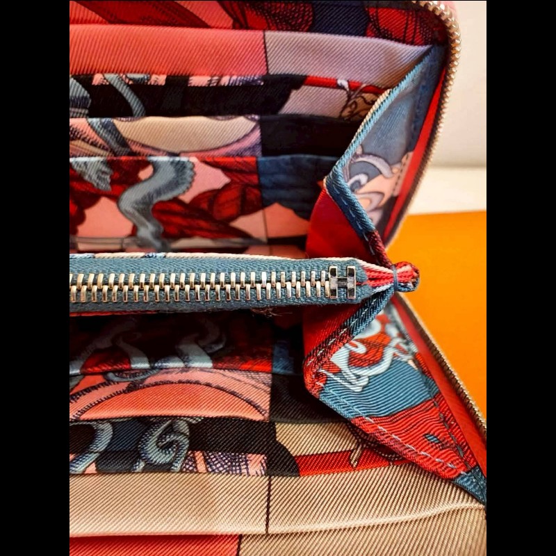 Herme's Silk'ln 絲巾長夾-18