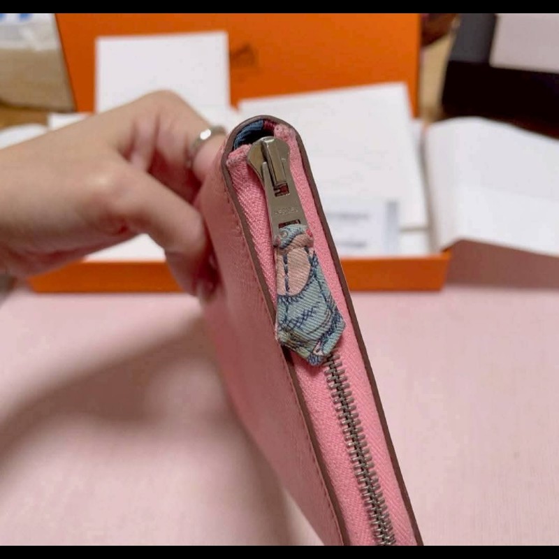 Herme's Silk'ln 絲巾長夾-19