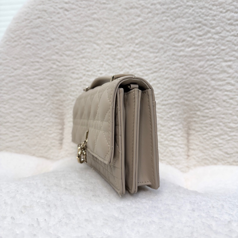 迪奧My Dior鏈包 Dior 淡米色羊皮🤍迷你鏈包 斜背包 S0980ONMJ-11