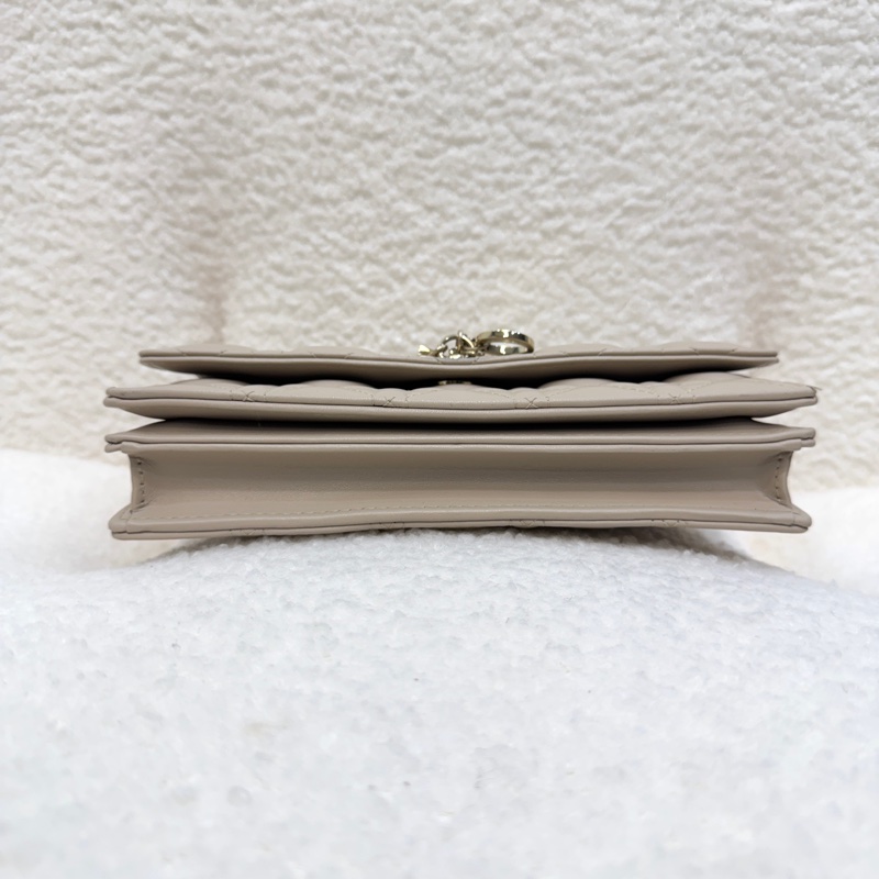 迪奧My Dior鏈包 Dior 淡米色羊皮🤍迷你鏈包 斜背包 S0980ONMJ-14