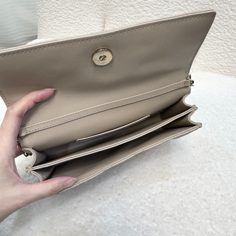 迪奧My Dior鏈包 Dior 淡米色羊皮🤍迷你鏈包 斜背包 S0980ONMJ-15