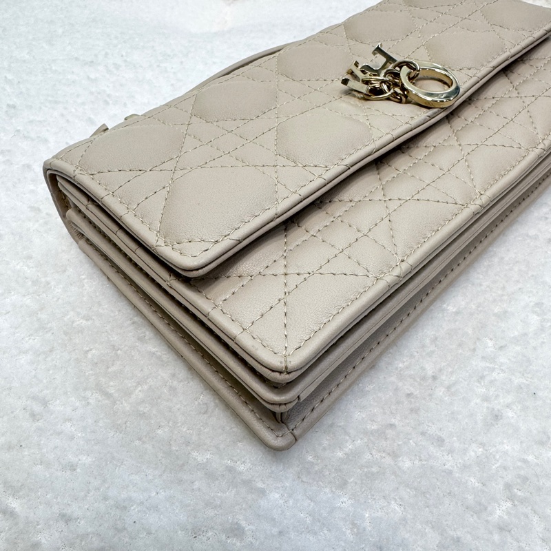 迪奧My Dior鏈包 Dior 淡米色羊皮🤍迷你鏈包 斜背包 S0980ONMJ-20