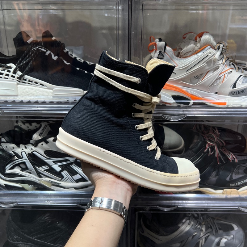 Rick Owen's 帆布高筒Eu39-0