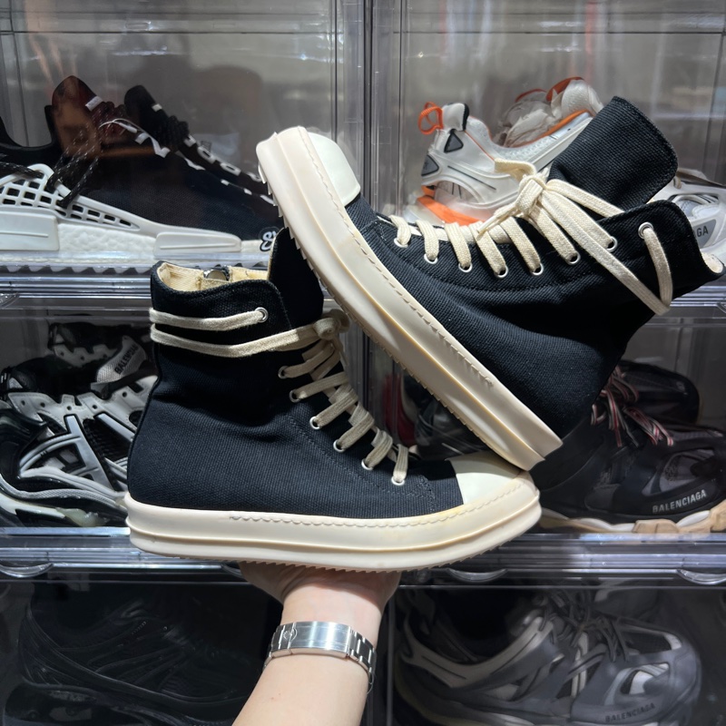 Rick Owen's 帆布高筒Eu39-1