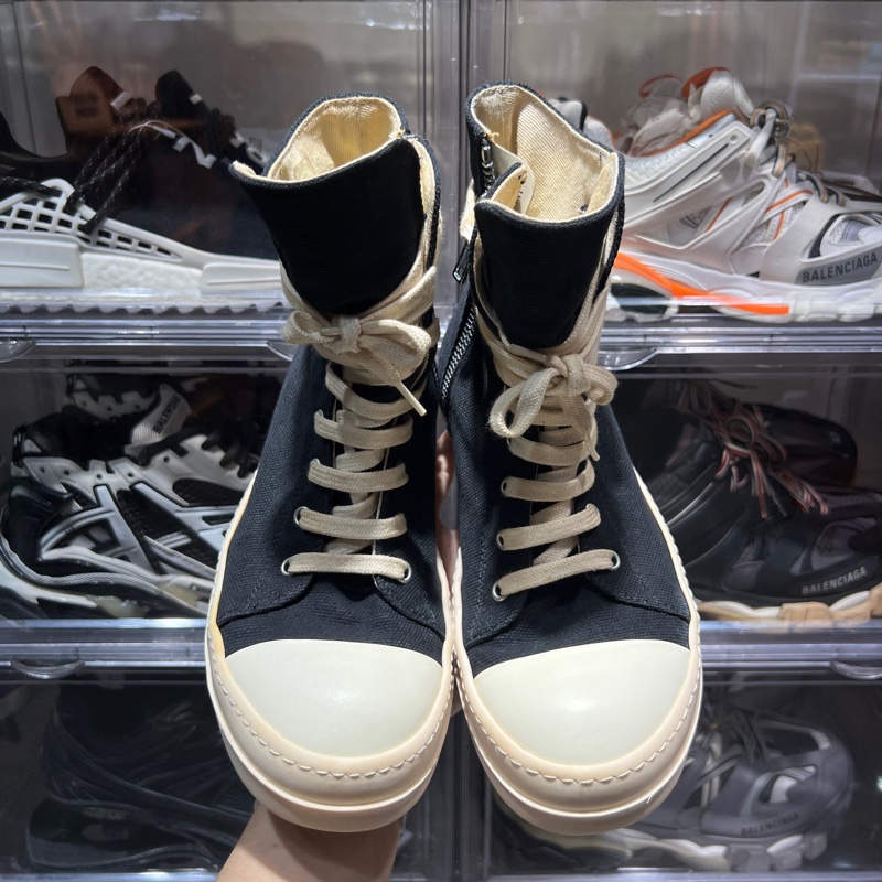 Rick Owen's 帆布高筒Eu39-3