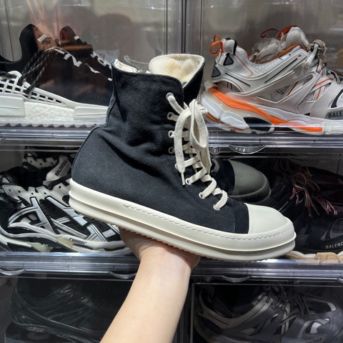 Rick Owen's帆布高筒Eu42.5
