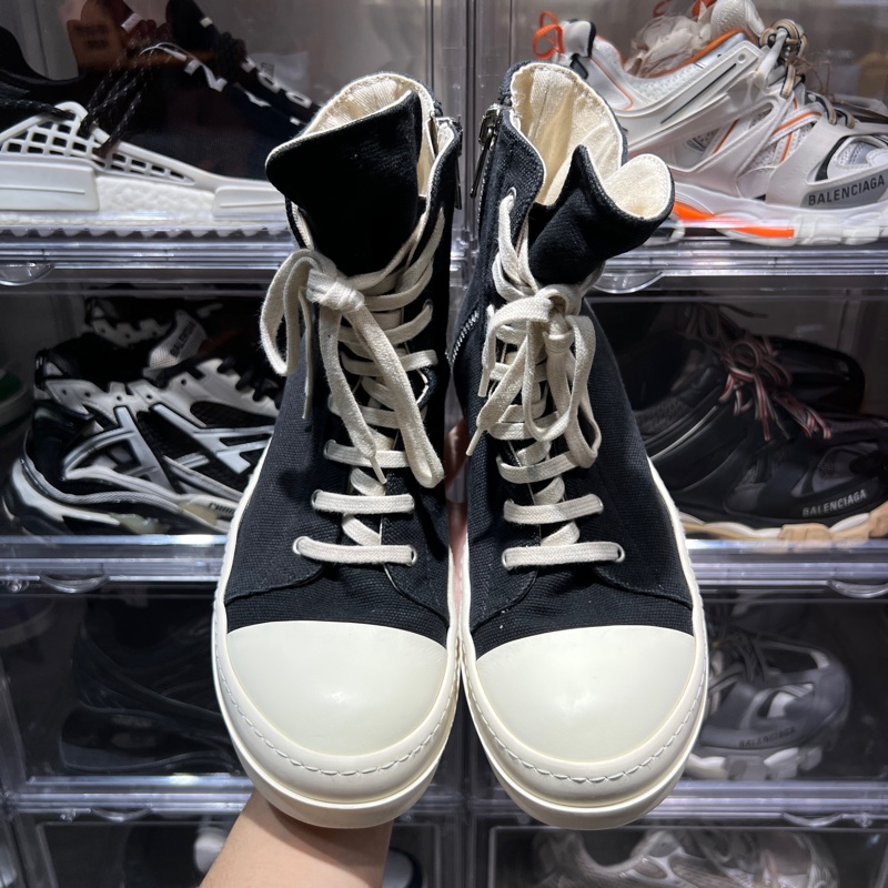 Rick Owen's帆布高筒Eu42.5-3