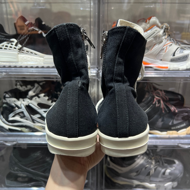Rick Owen's帆布高筒Eu42.5-4