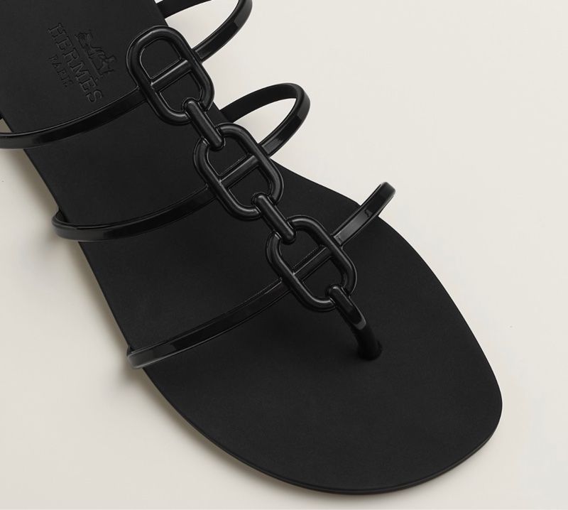 全新專櫃購入39號愛馬仕拖鞋 附全配-4