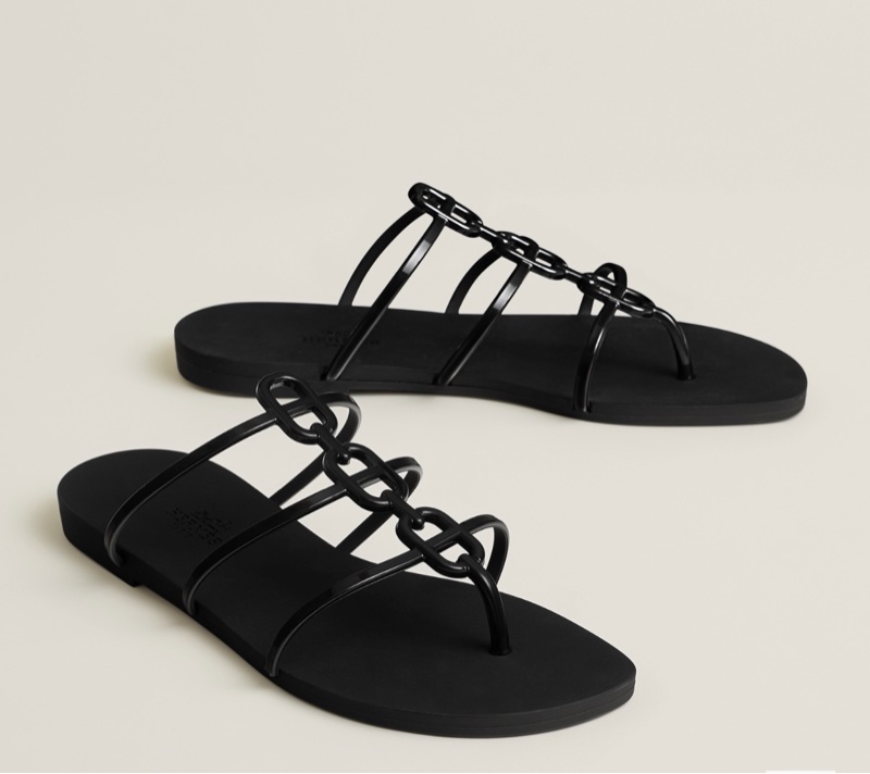 全新專櫃購入39號愛馬仕拖鞋 附全配-5