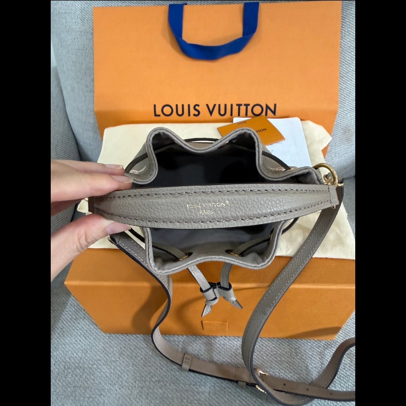 Lv Nano noe 大象灰 水桶包斜背包手提包 M46291 芯片款-4