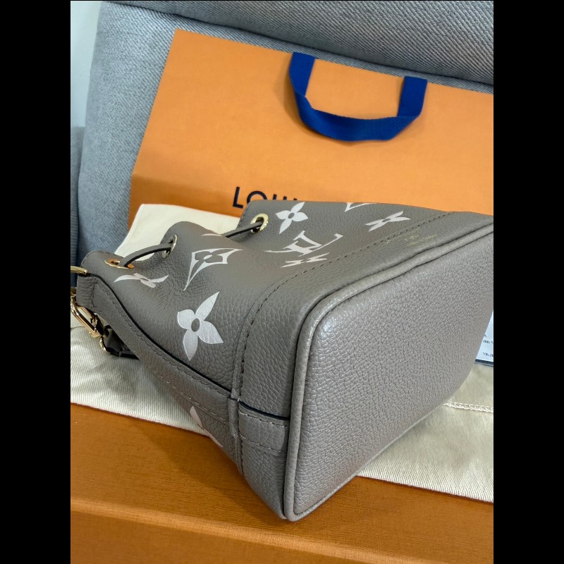 Lv Nano noe 大象灰 水桶包斜背包手提包 M46291 芯片款-10