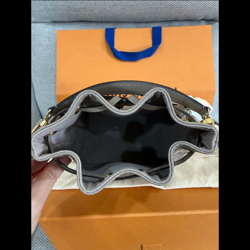 Lv Nano noe 大象灰 水桶包斜背包手提包 M46291 芯片款-15
