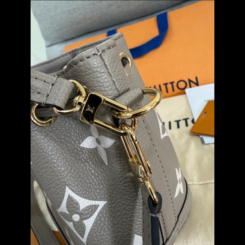Lv Nano noe 大象灰 水桶包斜背包手提包 M46291 芯片款-17