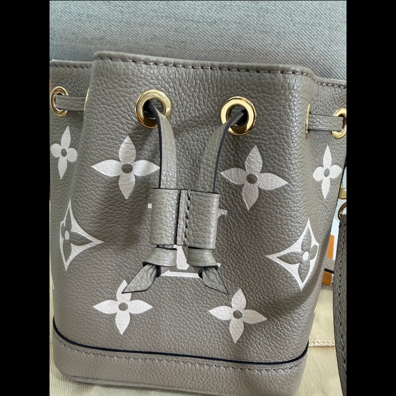 Lv Nano noe 大象灰 水桶包斜背包手提包 M46291 芯片款-18