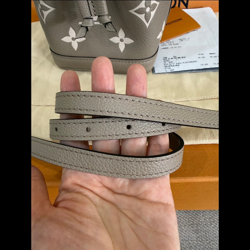 Lv Nano noe 大象灰 水桶包斜背包手提包 M46291 芯片款-22