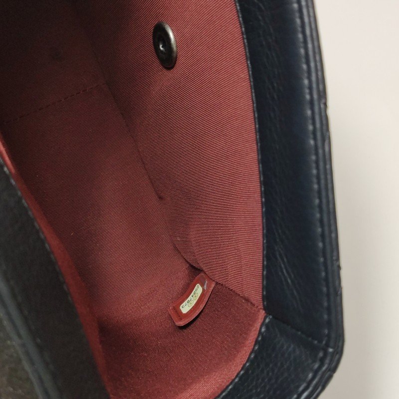 Chanel Flap Bag牛皮純色菱格絎縫雙C扣斜背包單肩包-9