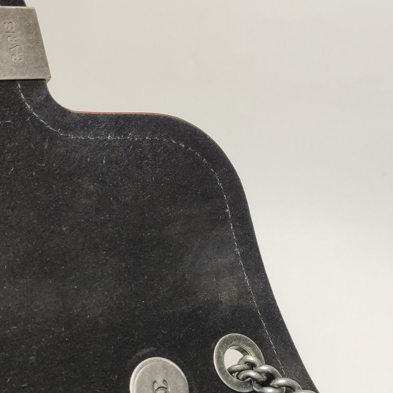 Chanel Flap Bag牛皮純色菱格絎縫雙C扣斜背包單肩包-10