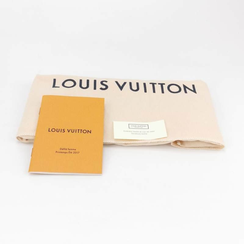 Louis Vuitton (LV) Chain It牛皮拼色老花鏈節裝飾斜挎包肩包晶片款-8