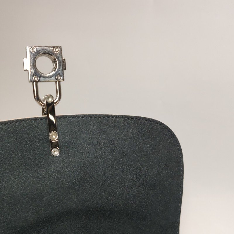 Louis Vuitton (LV) Chain It牛皮拼色老花鏈節裝飾斜挎包肩包晶片款-9