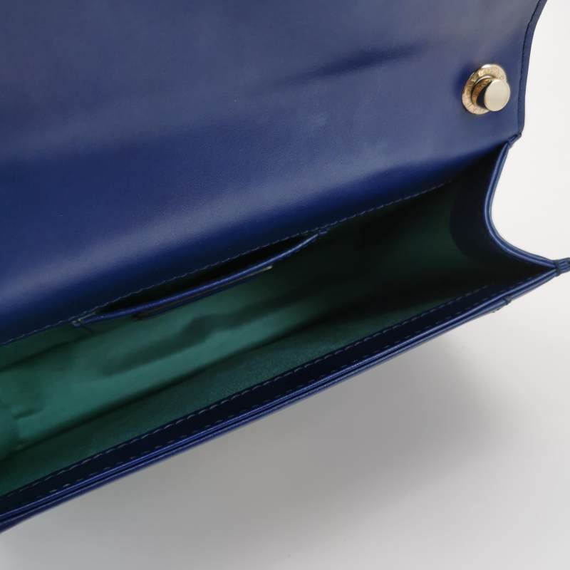 Bvlgari Serpenti Forever蛇頭包小號牛皮純色蛇頭斜背包單肩包-6