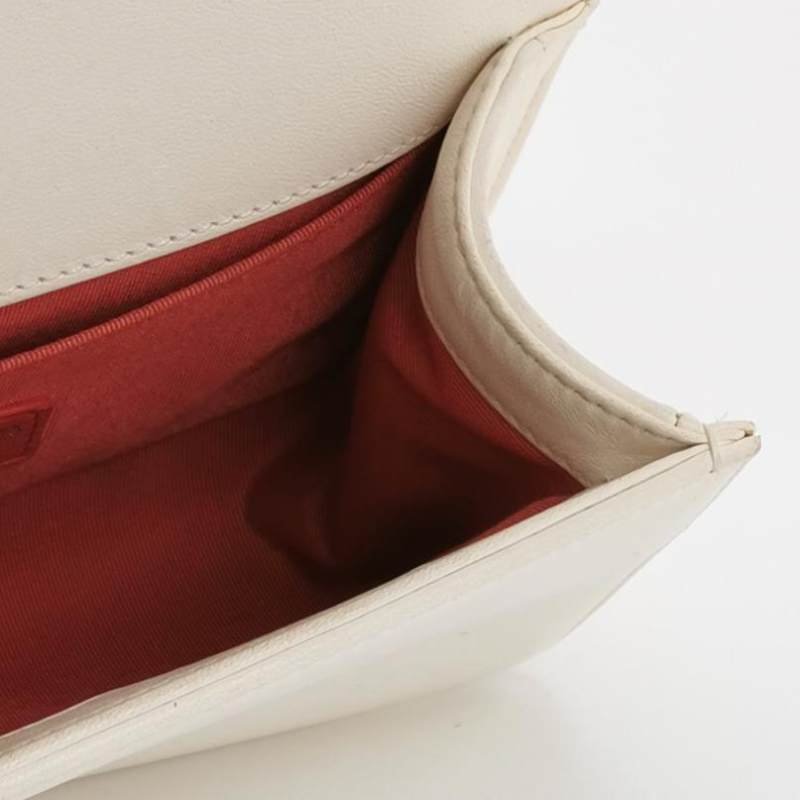 Chanel Leboy 季節限定款小號羊皮方形雙C鎖扣單肩包-6