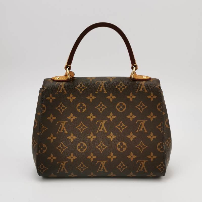 Louis Vuitton (LV) ClunyBB植鞣革Monogram印花翻蓋斜背包肩肩包晶片款-4