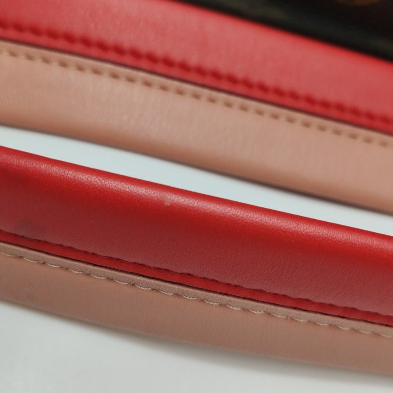 Louis Vuitton (LV) ClunyBB植鞣革Monogram印花翻蓋斜背包肩肩包晶片款-10