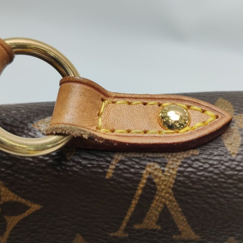 Louis Vuitton (LV) ClunyBB植鞣革Monogram印花翻蓋斜背包肩肩包晶片款-16