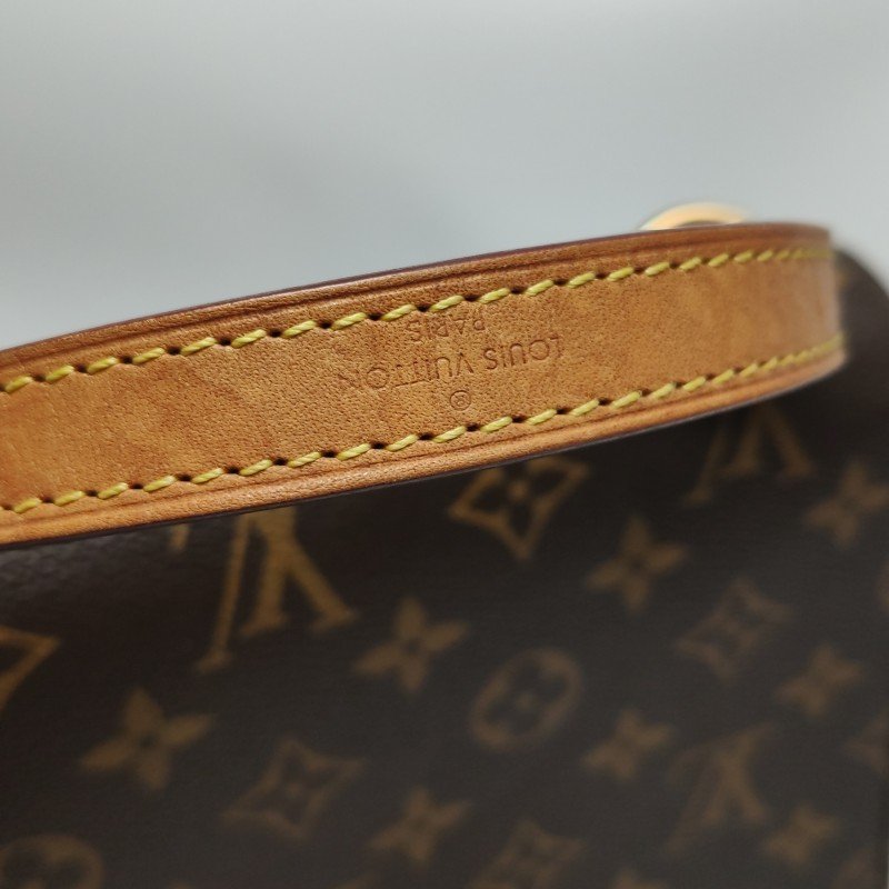 Louis Vuitton (LV) ClunyBB植鞣革Monogram印花翻蓋斜背包肩肩包晶片款-19