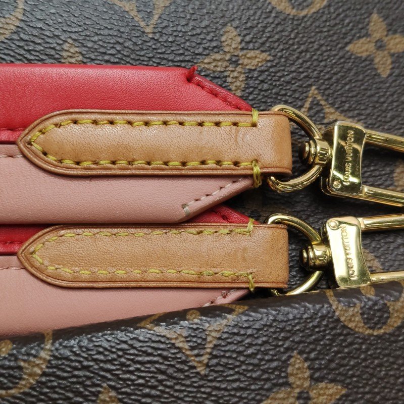 Louis Vuitton (LV) ClunyBB植鞣革Monogram印花翻蓋斜背包肩肩包晶片款-20