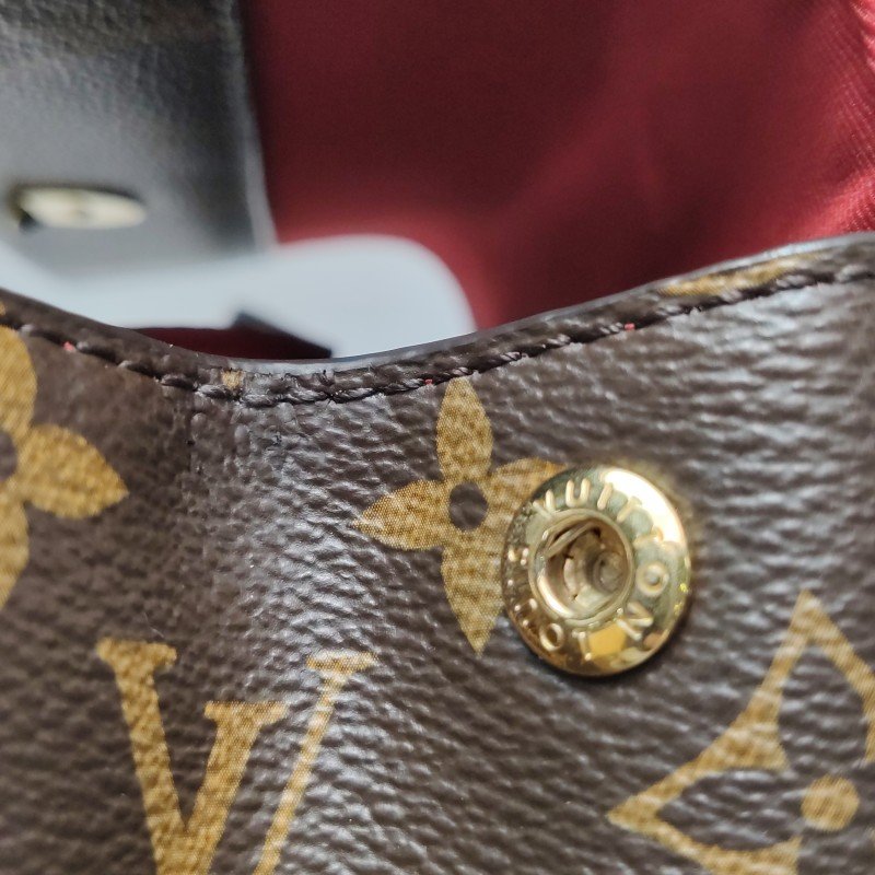 Louis Vuitton (LV) ClunyBB植鞣革Monogram印花翻蓋斜背包肩肩包晶片款-25