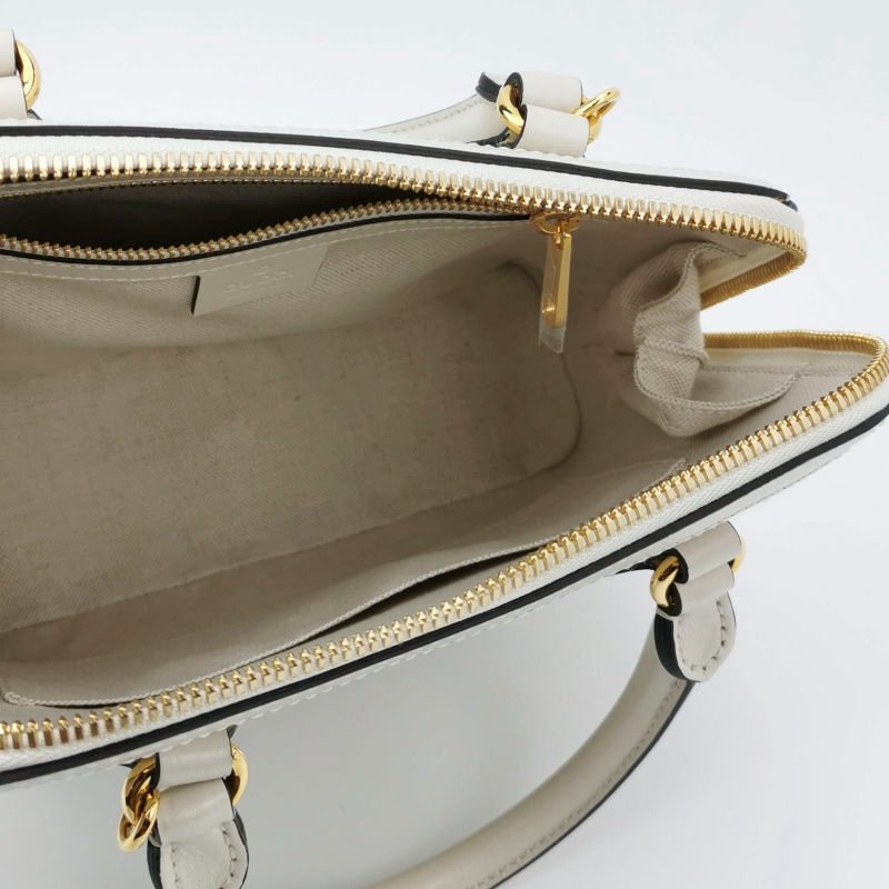 Gucci 1955小號牛皮純色馬銜扣單肩包-6