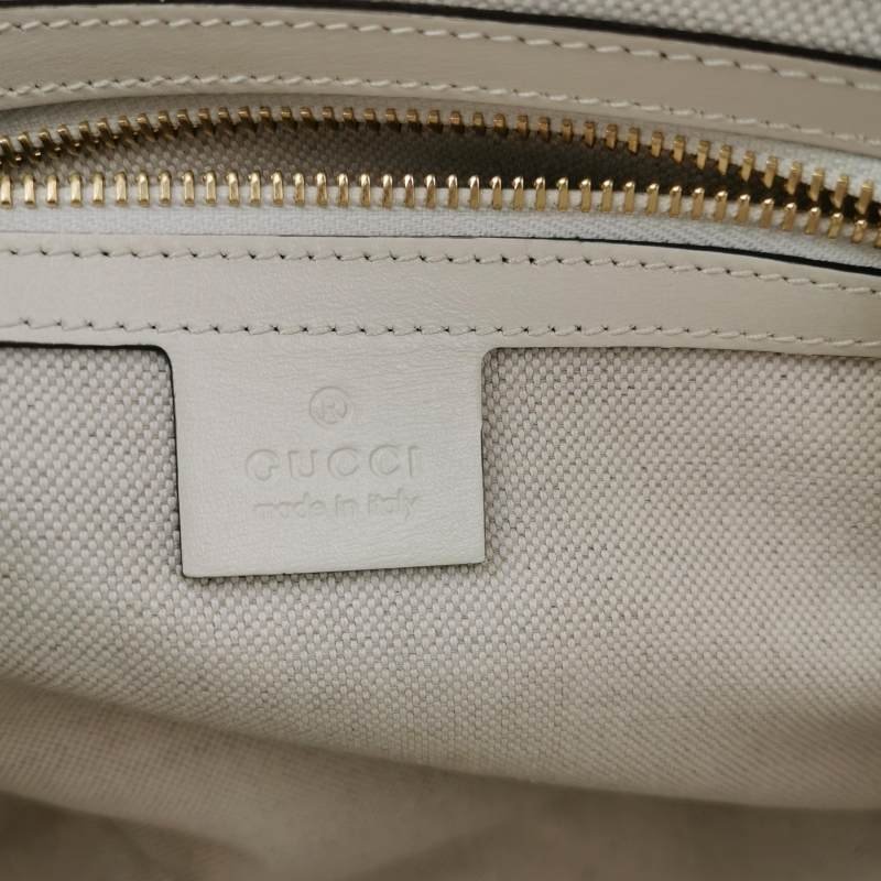 Gucci 1955小號牛皮純色馬銜扣單肩包-7