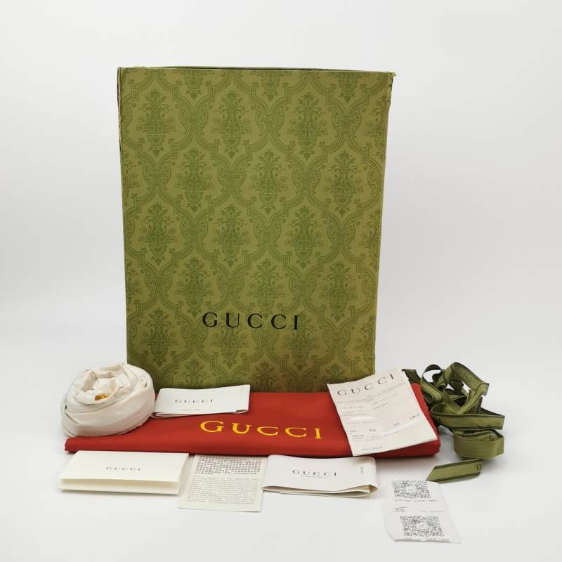 Gucci 1955小號牛皮純色馬銜扣單肩包-8