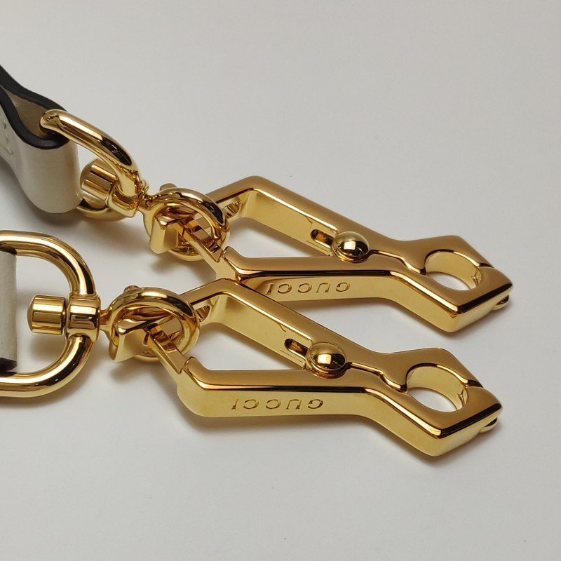 Gucci 1955小號牛皮純色馬銜扣單肩包-14