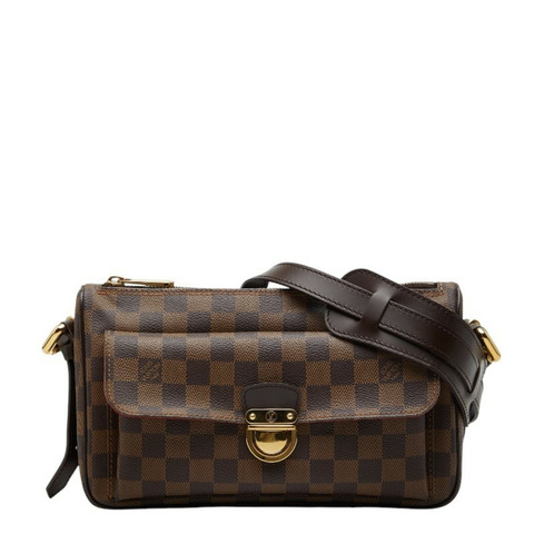 路易威登 Damier Ravello PM 女士單背包 N60007 棕色皮革 LOUIS VUITTON
