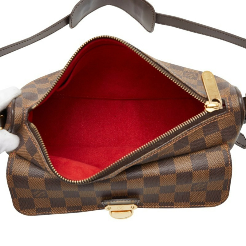 路易威登 Damier Ravello PM 女士單背包 N60007 棕色皮革 LOUIS VUITTON-7